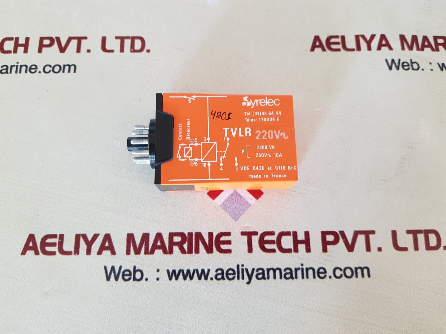 Syrelec tvrl time delay relay