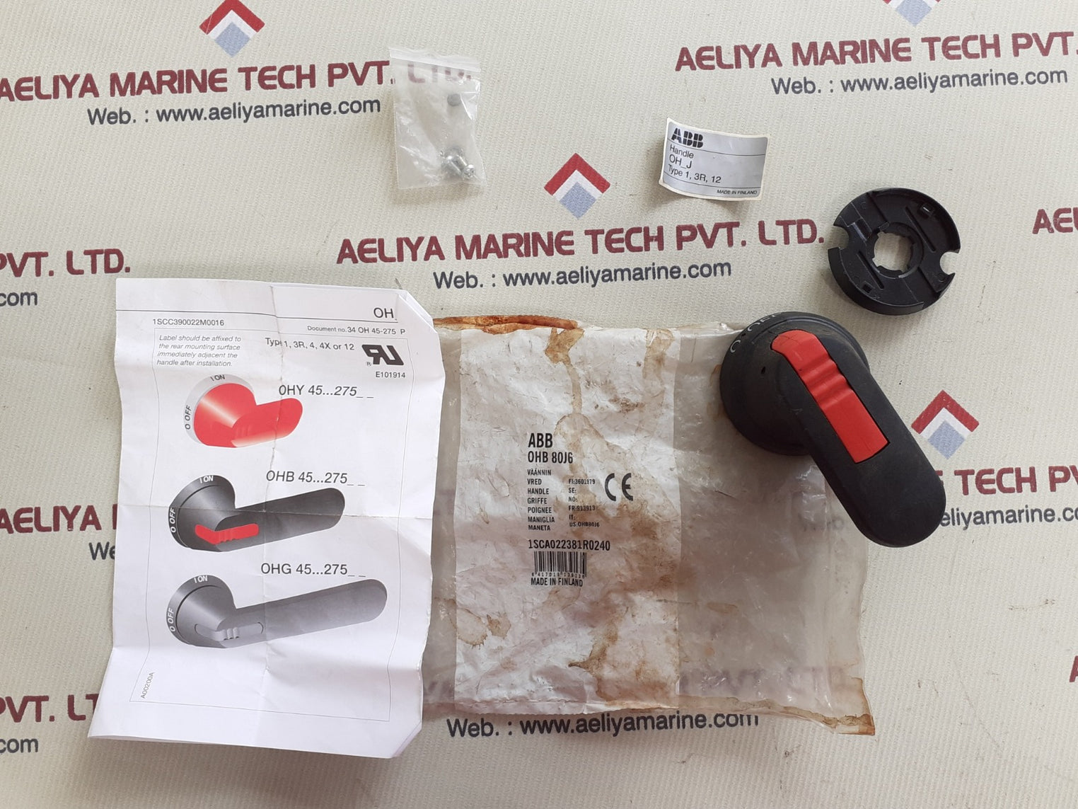 Abb ohb80j6 switch handle