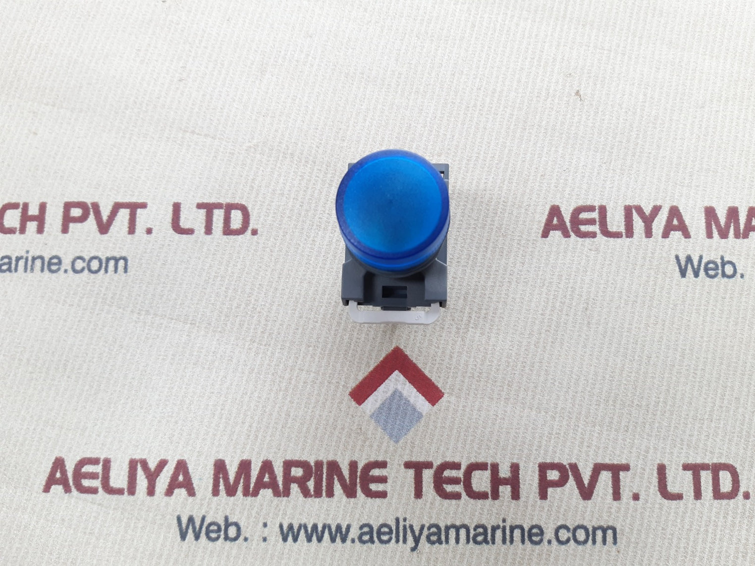 Abb mlb-1 blue pilot light with contact block