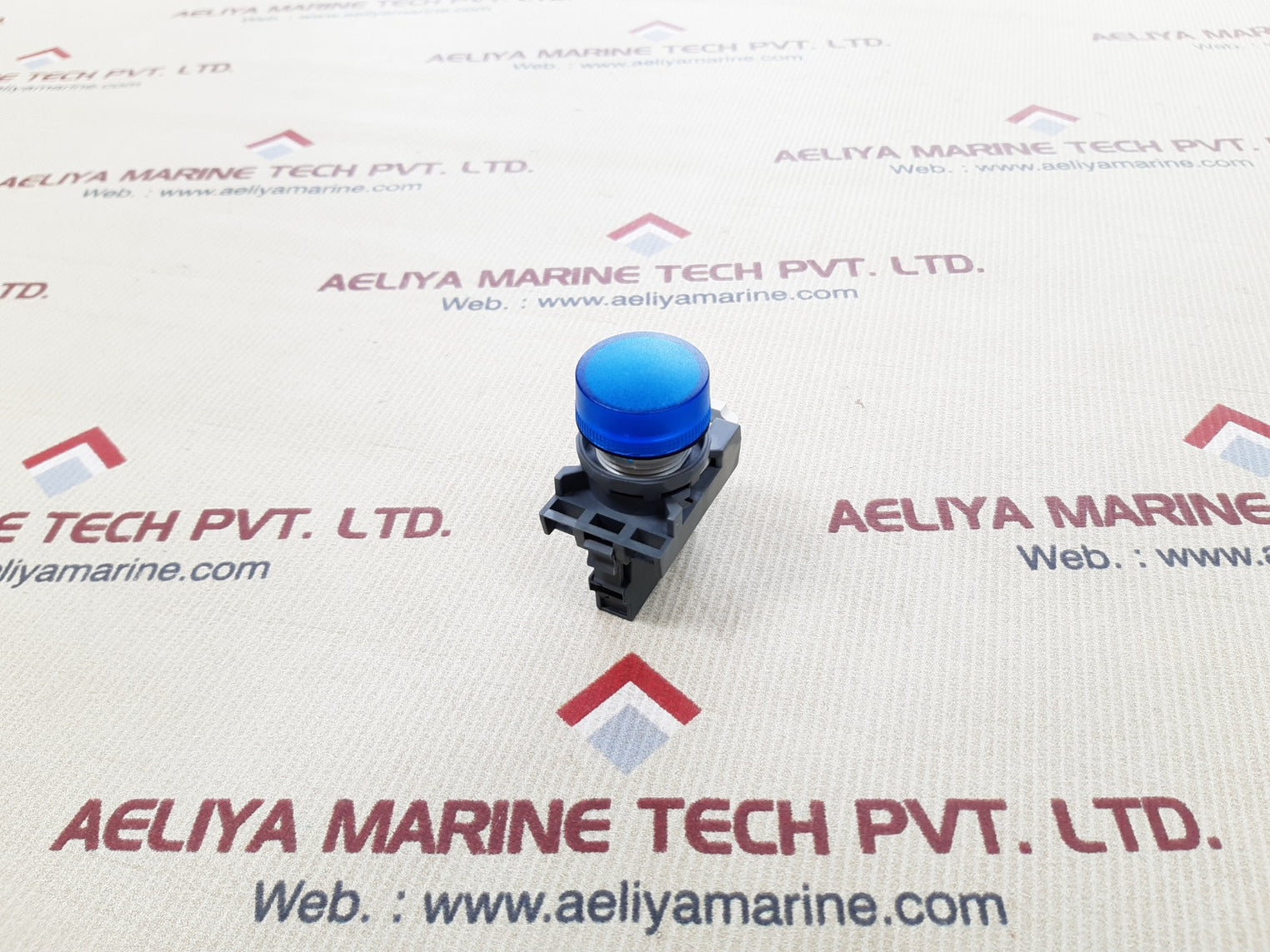 Abb mlb-1 blue pilot light with contact block