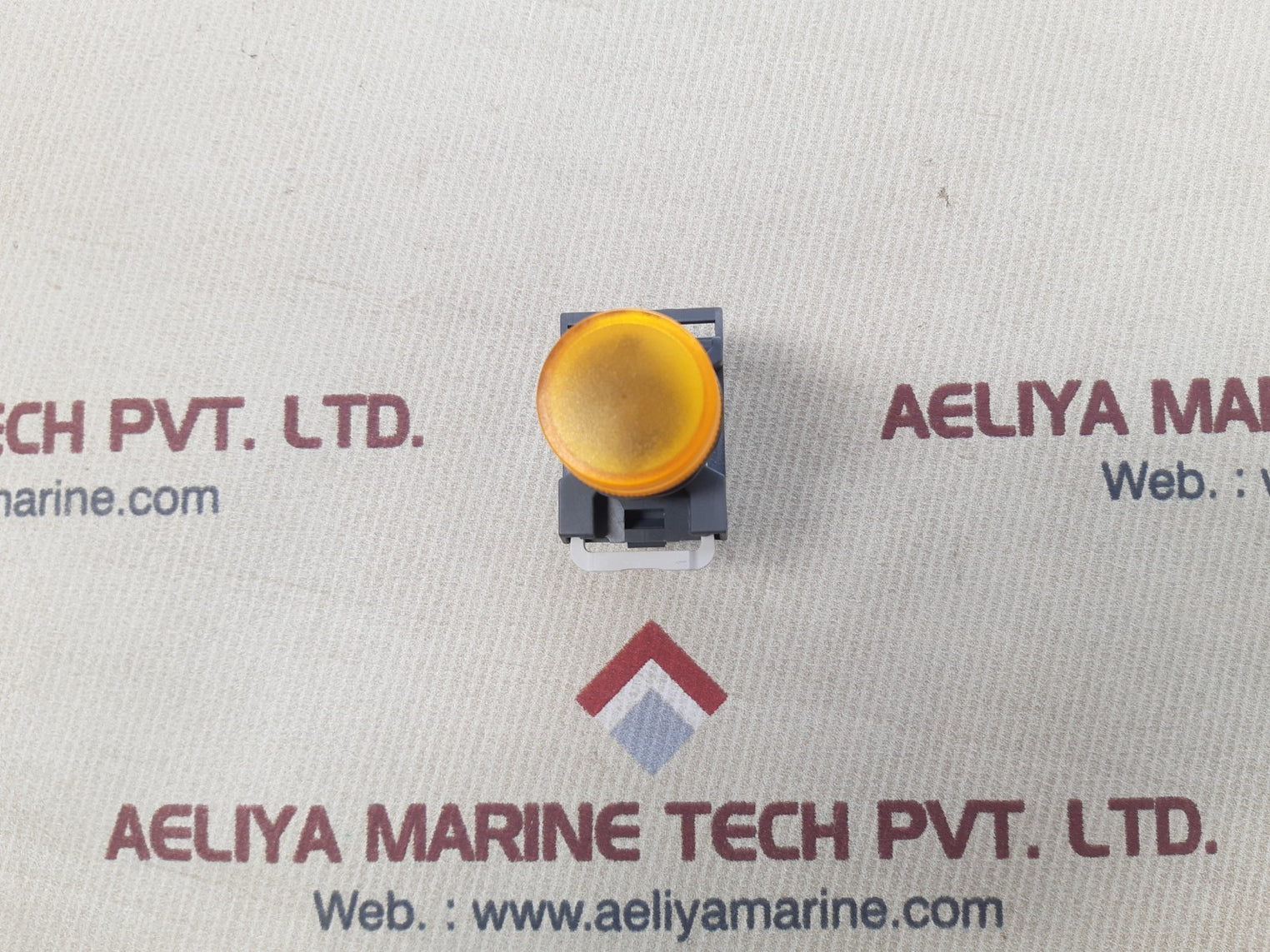 Abb mlb-1 lamp yellow light with contact block