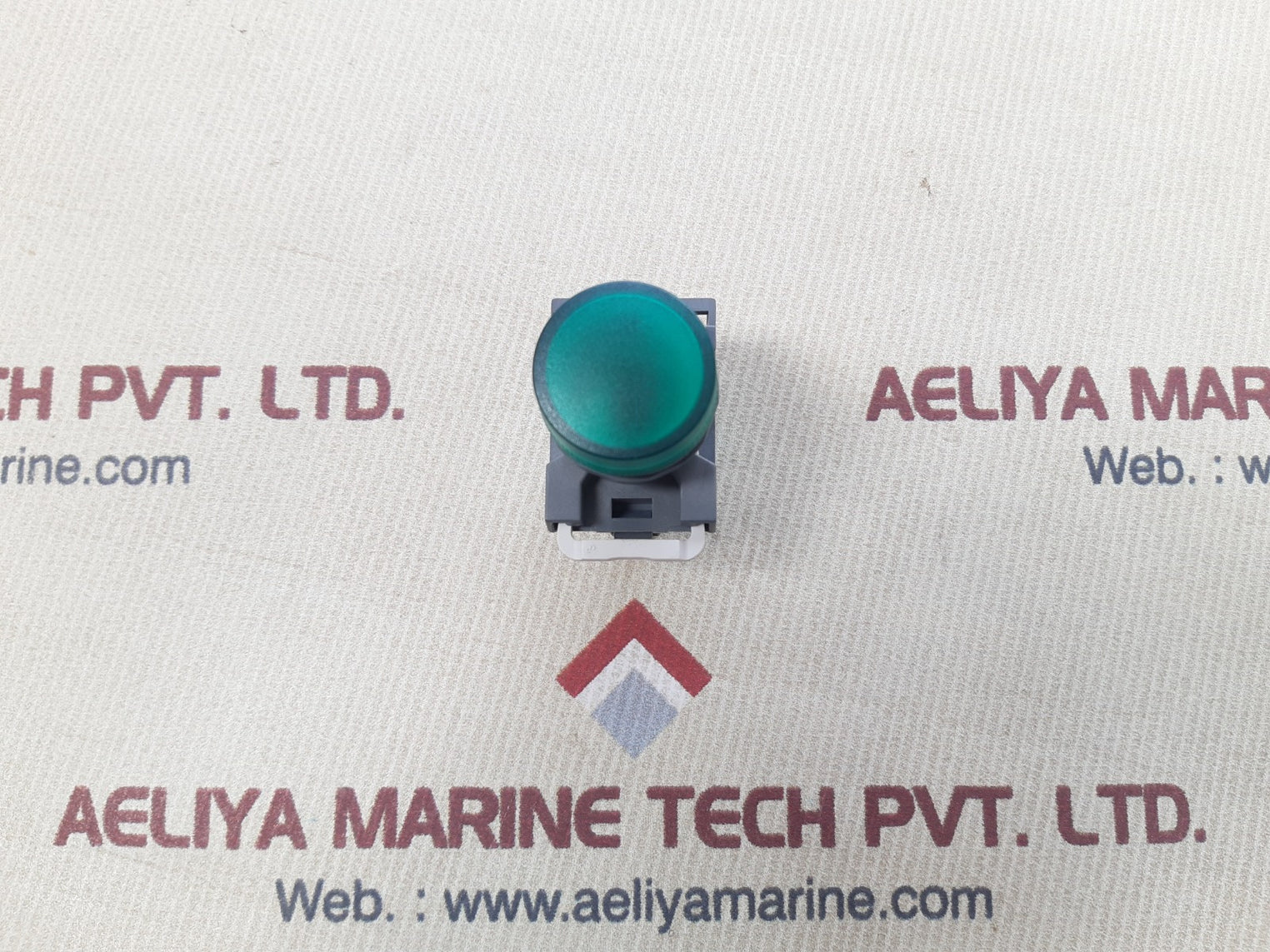 Abb mlb-1 green pilot light with contact block