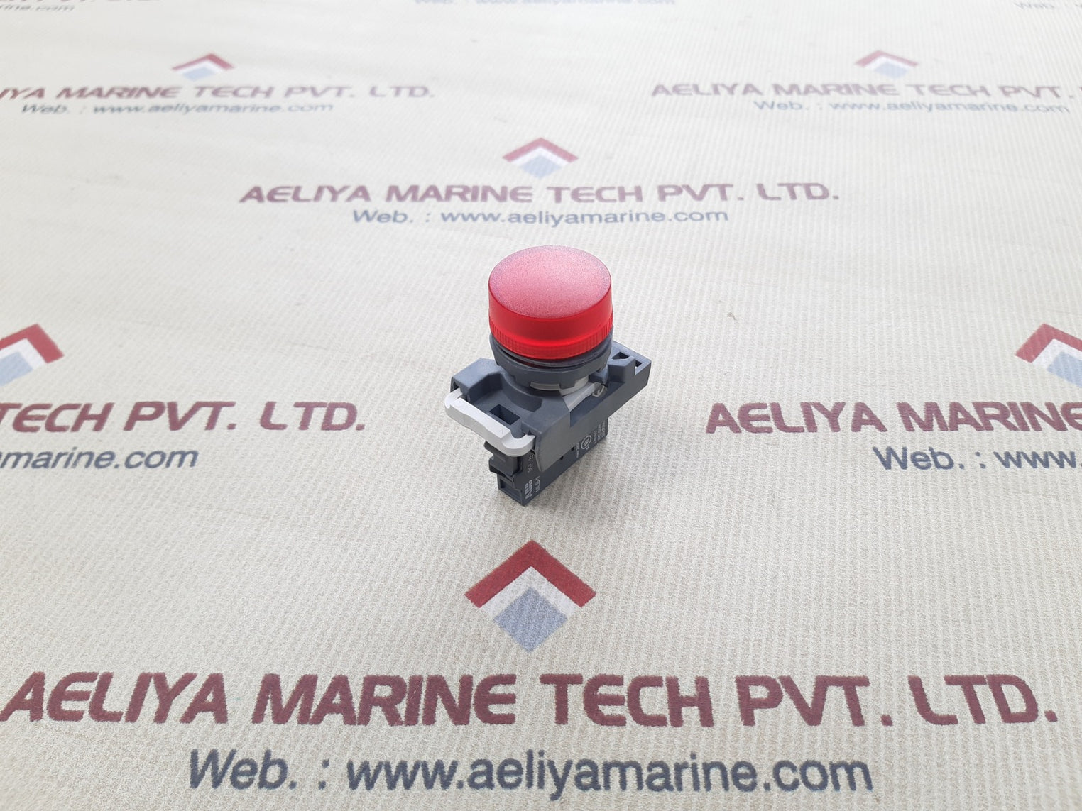 Abb mlb-1 red light with contact block