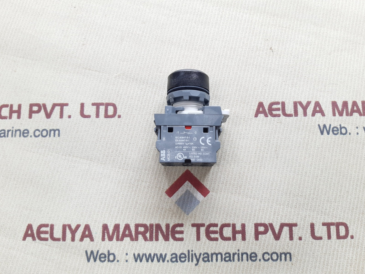 Abb mcb-01 red light with contact block