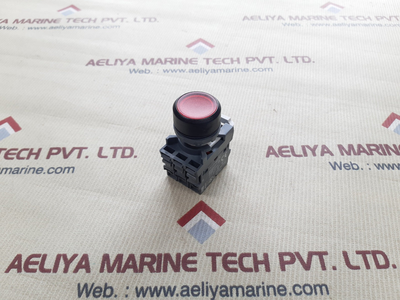 Abb mcb-01 red light with contact block