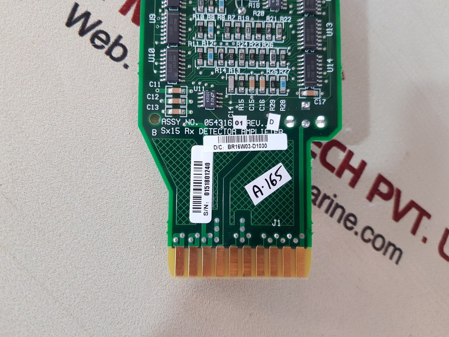 Dpmc 054316 01 rev.D detector amplifier card 04431600