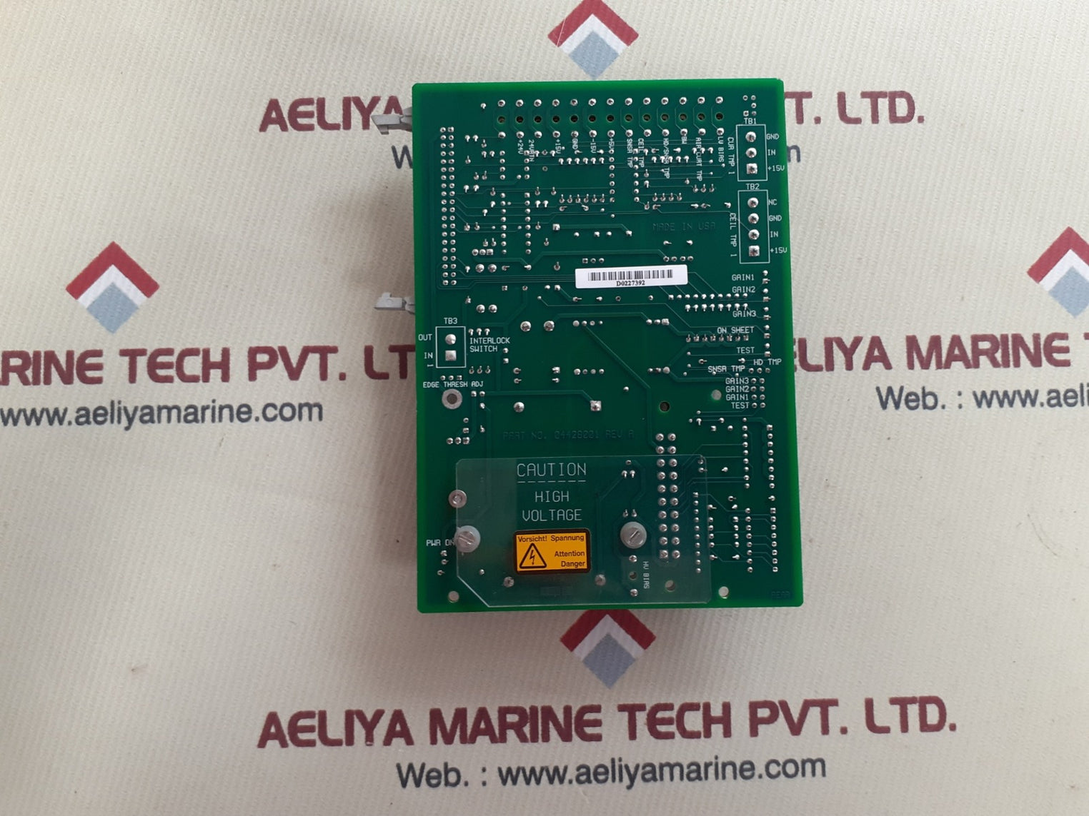Honeywell measurex 04428001 rev A pcb card 054280 00