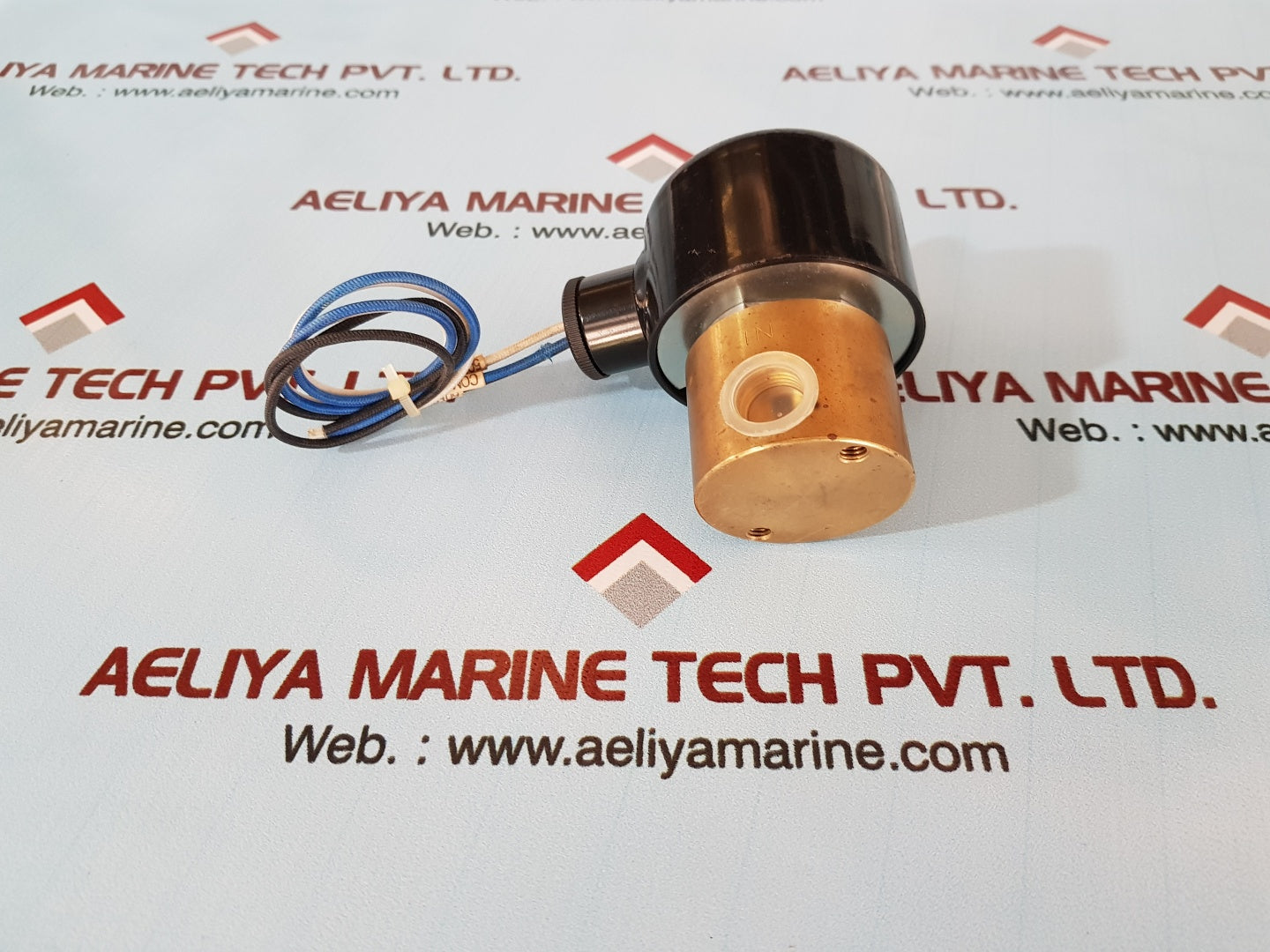 Ckd ho-03-215 2-way brass solenoid valve 110v 50/60hz