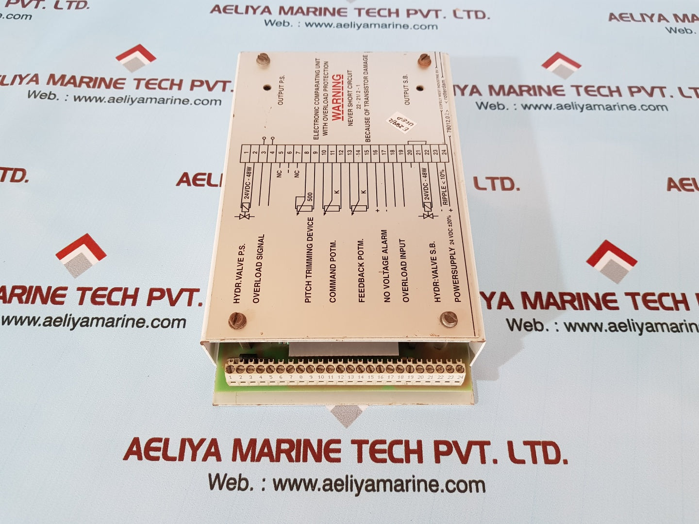 Cofely electronic comparating unit with overload protection