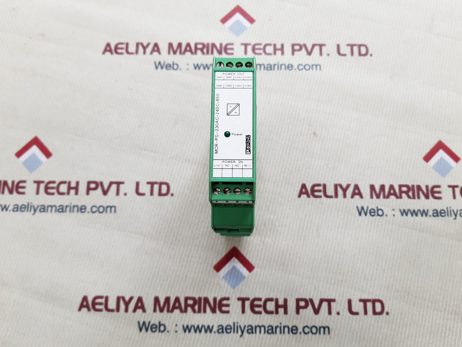 Phoenix contact mcr-ps-230ac/24dc/650 power supply 2811954