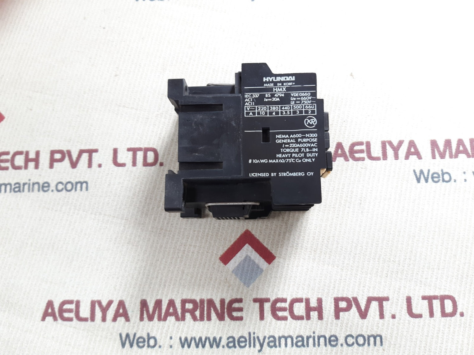 Hyundai hmx 22 control relay 200v