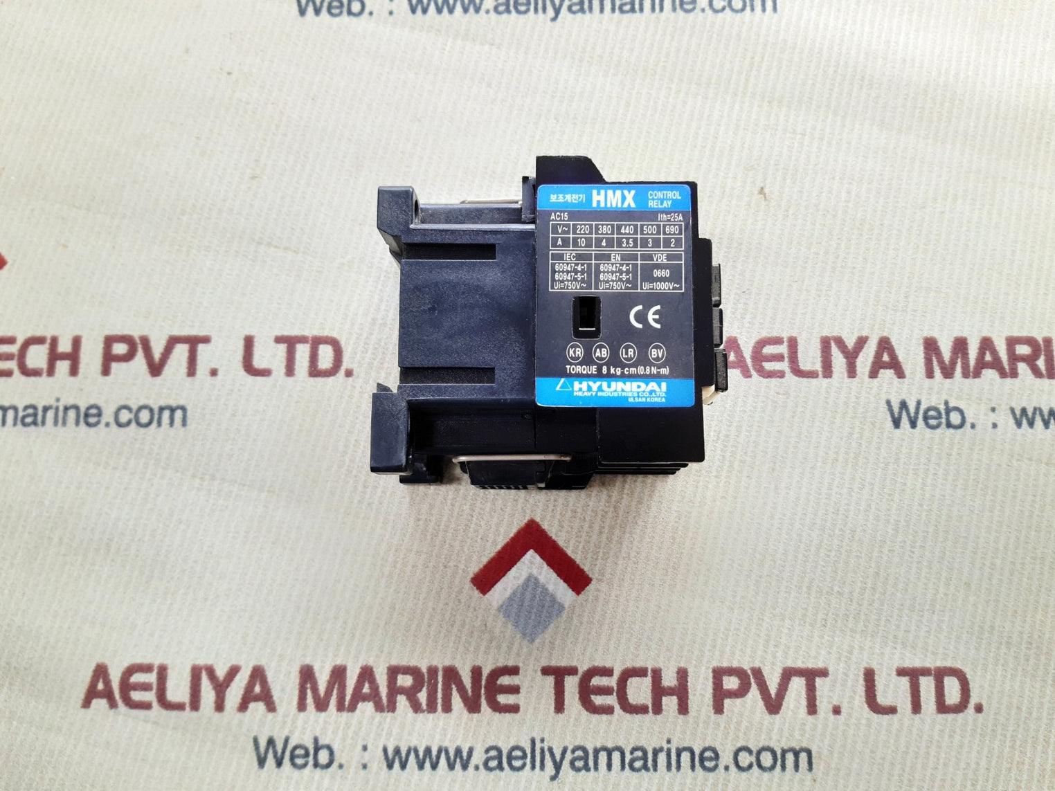 Hyundai hmx22 control relay 200/220v 50/60hz