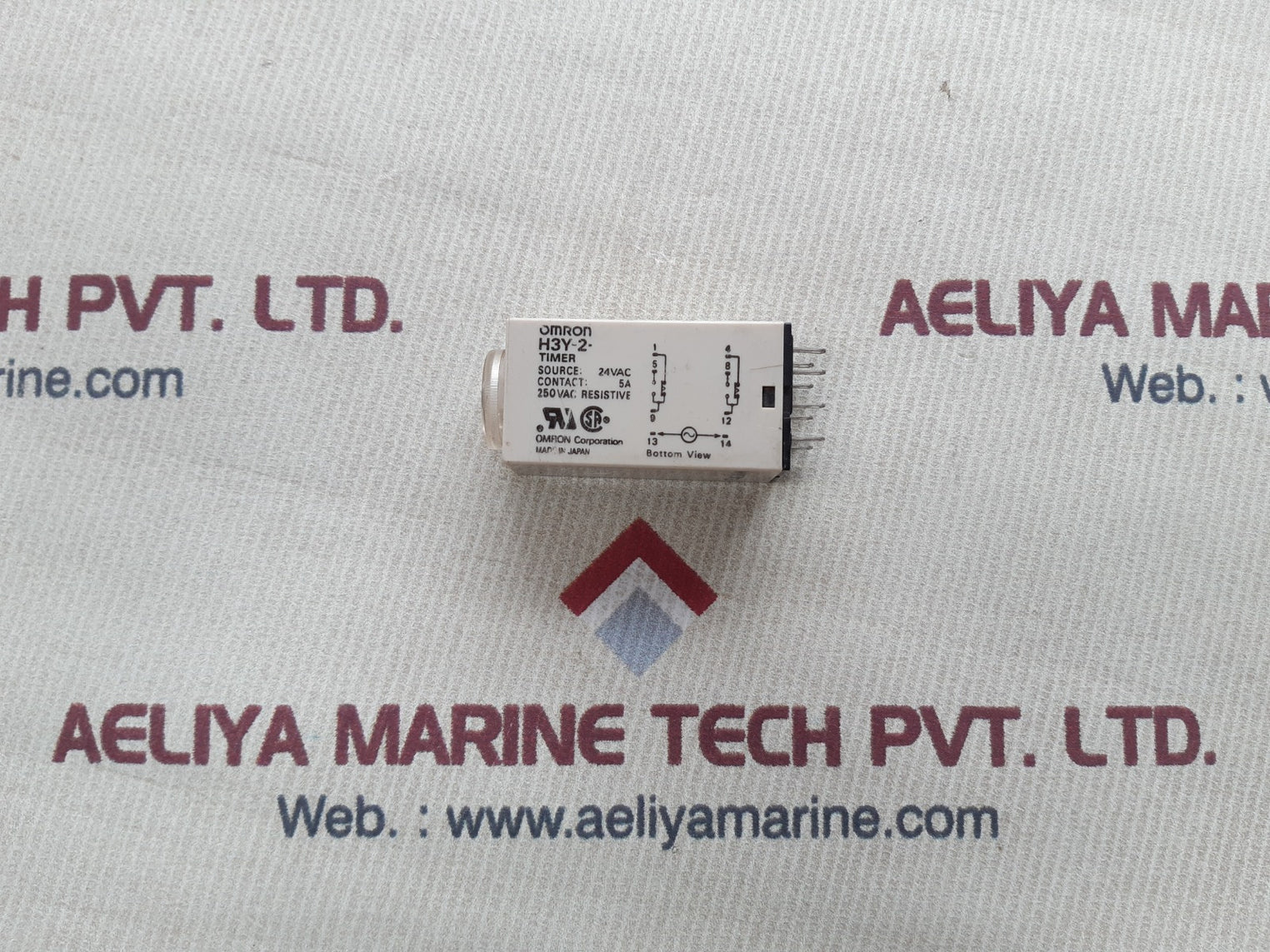 Set Of 3X Omron H3Y-2 Timer 24Vac 5A