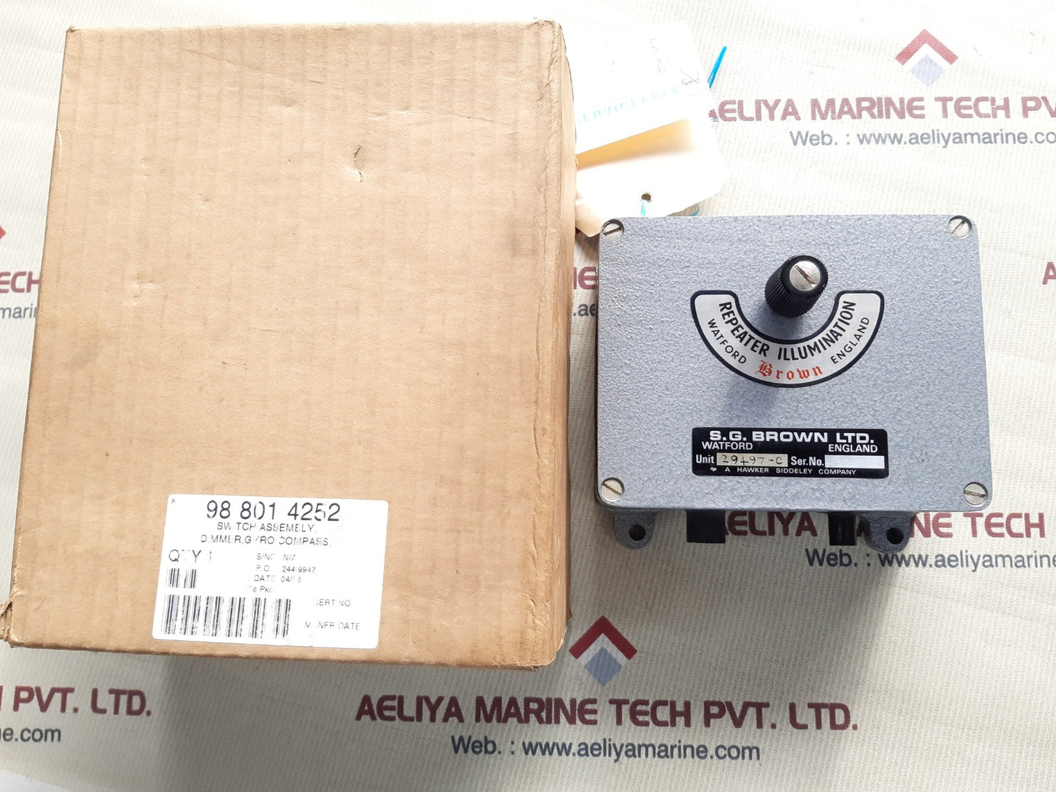 S.g.brown 29497-c dimmer,gyro compass