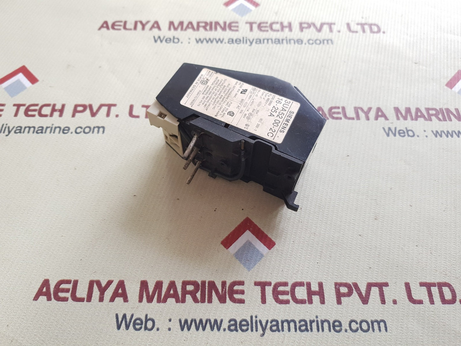 Siemens 3ua 52 00-2c-16-25a overload relay