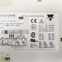 Carlo gavazzi dpc01dm48 3-phase monitoring relay