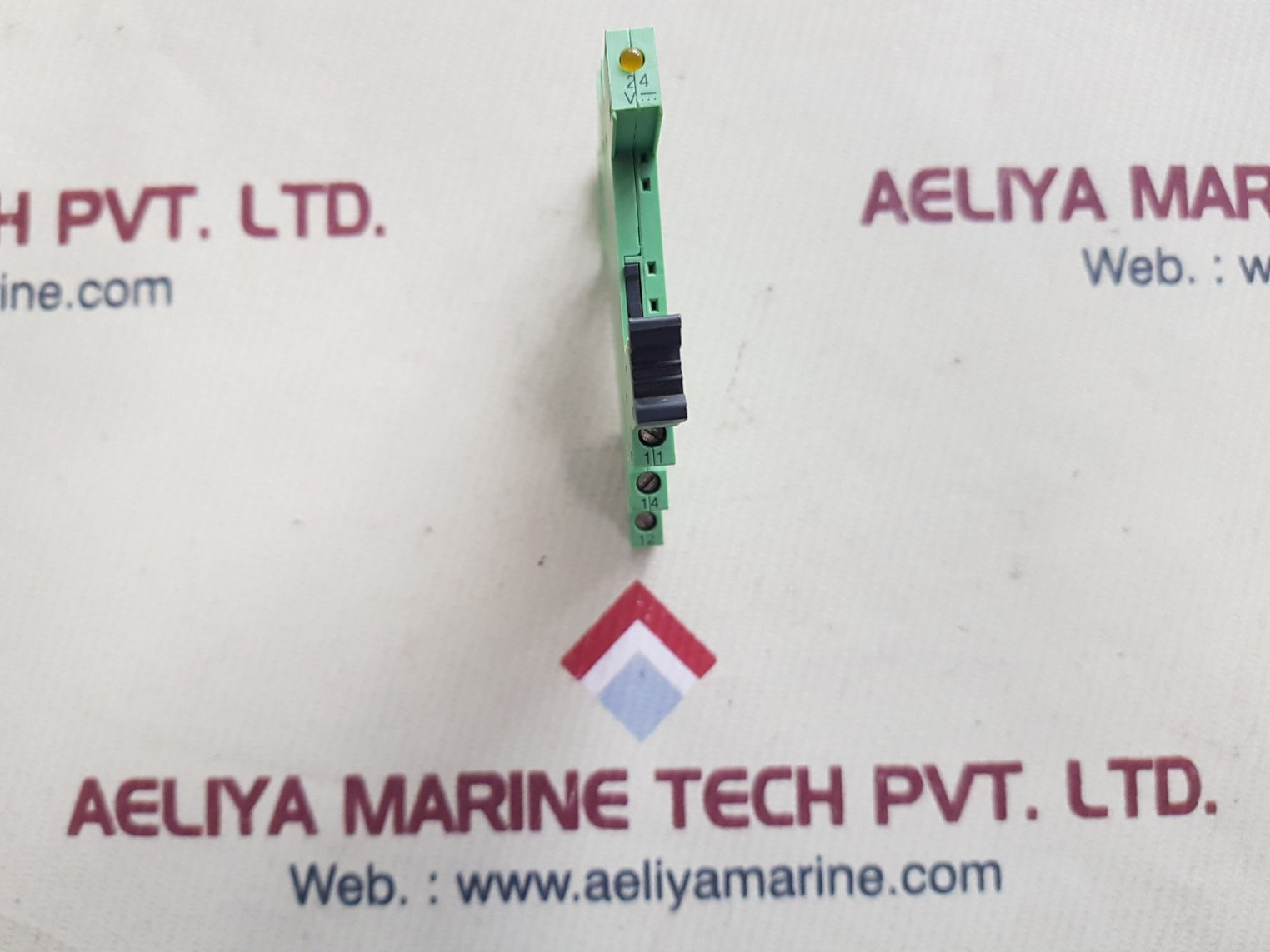 Set of 11x Phoenix contact plc-bsc-24dc/21 terminal block relay