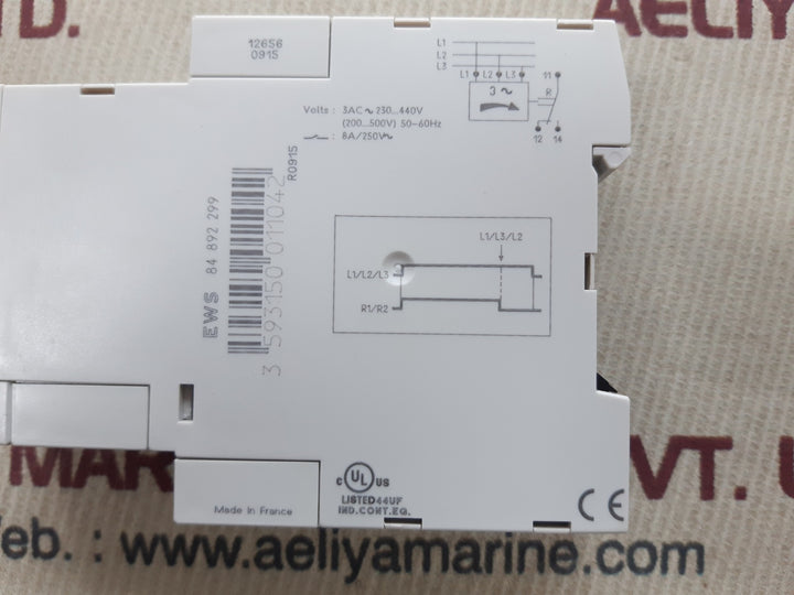 Crouzet ews 84892299 3-phases sequences relay