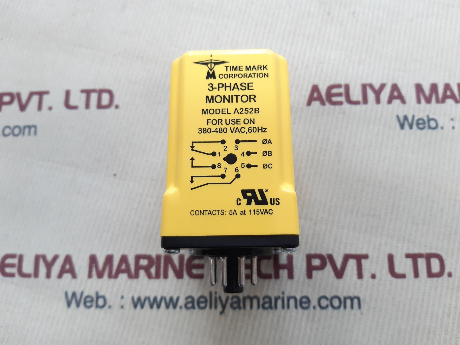 Time mark a252b 3-phase monitor 380-480v 60hz