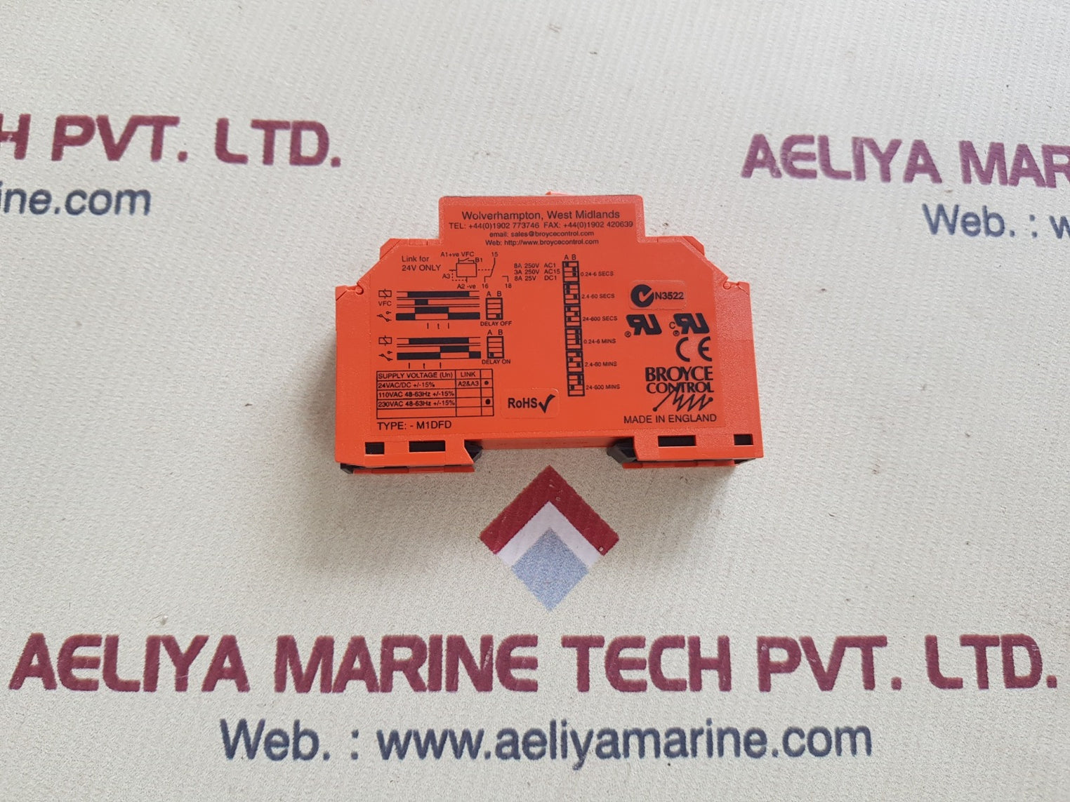 Broyce control m1dfd multi function time relay