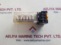 Set of 4x Omron mya-lbdc-d relay with socket base
