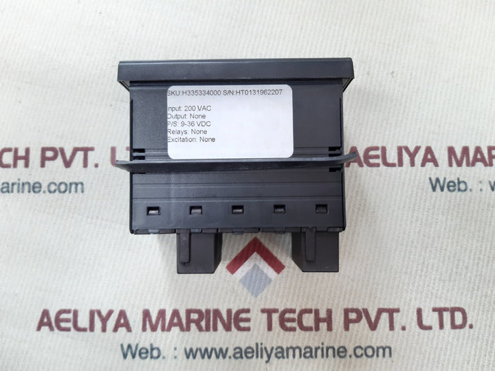 Simpson h335334000 panel meter