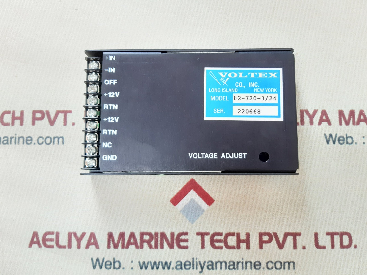 Voltex 82-720-3/24 voltage adjust power supply