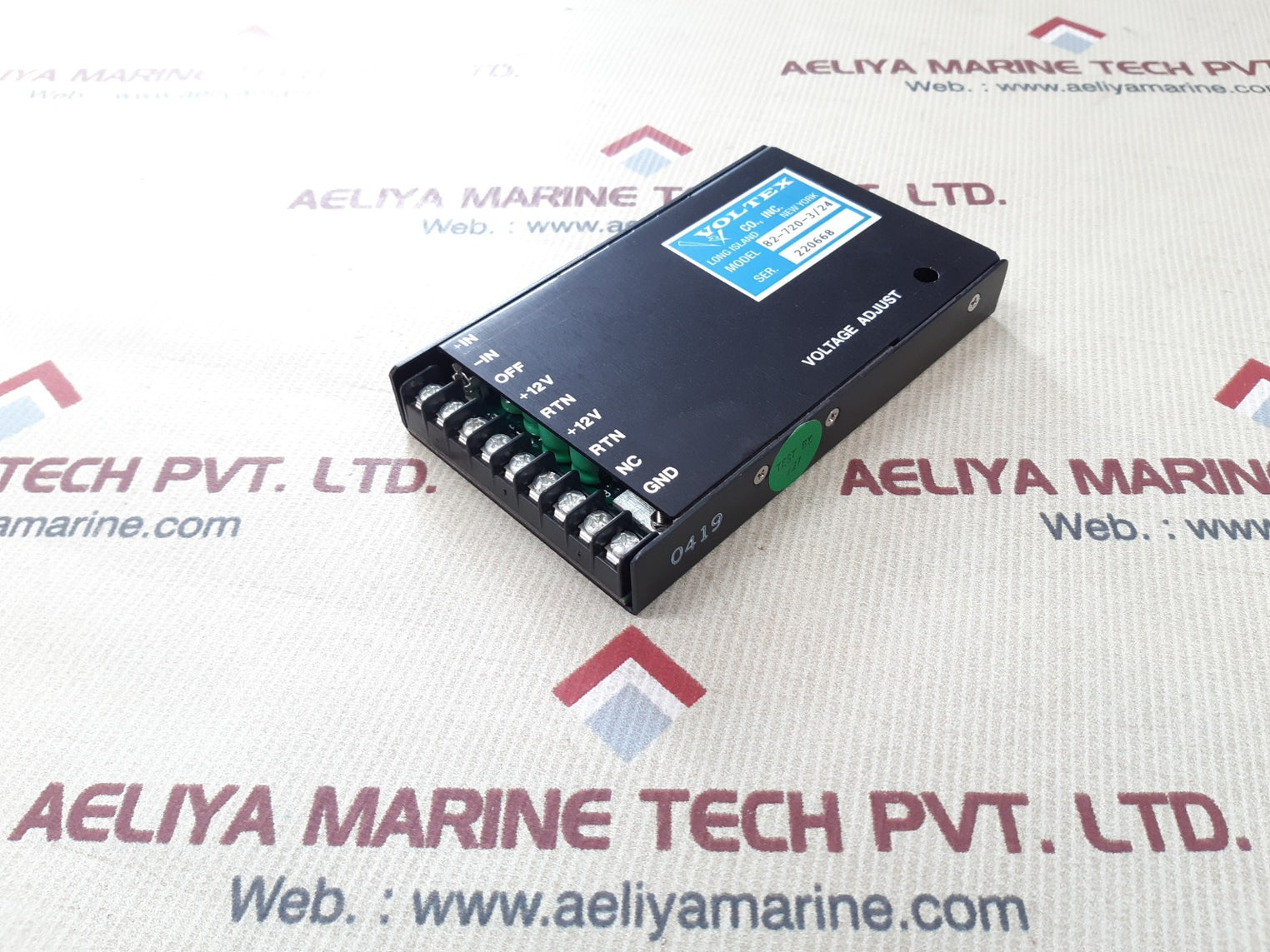 Voltex 82-720-3/24 voltage adjust power supply