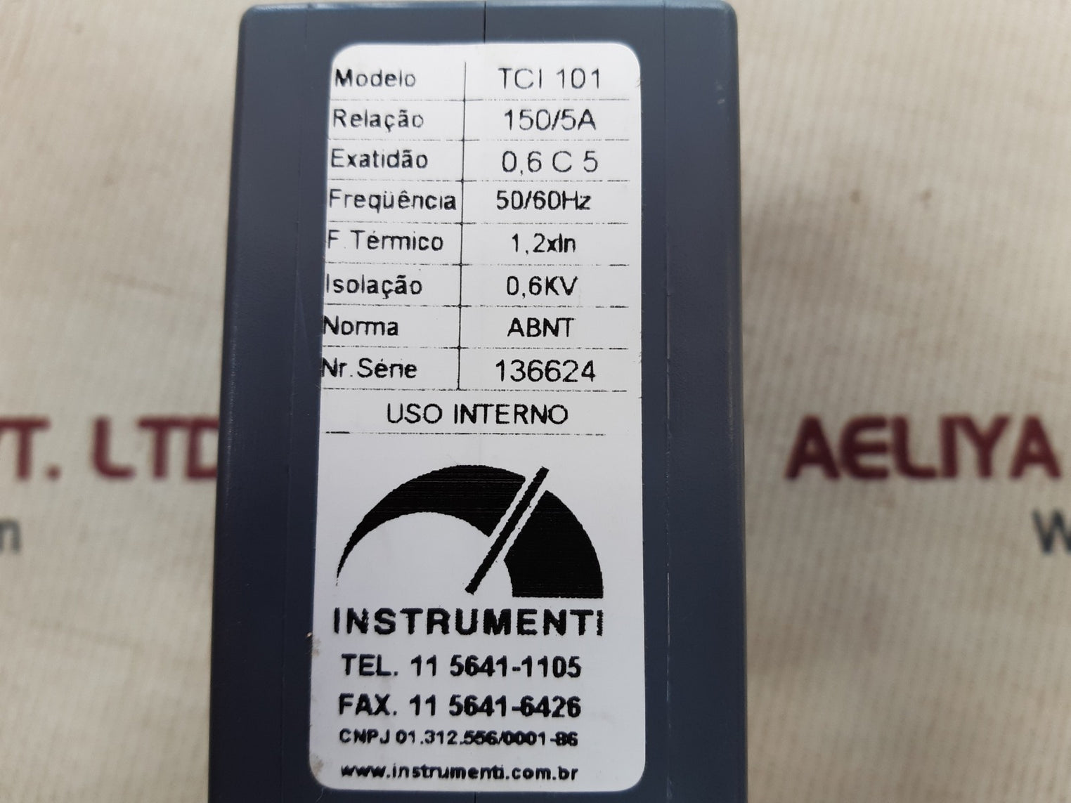 Instrumenti tci 101 current transformer 150/5a