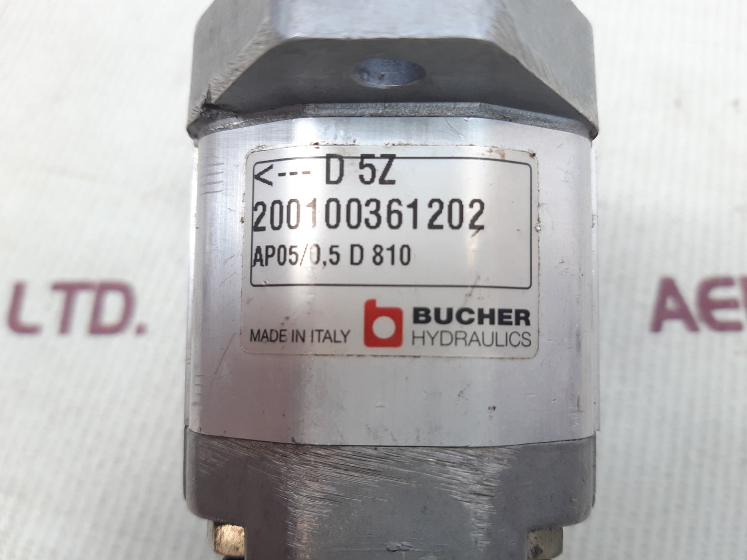 Bucher hydraulics ap05/0,5 d810 gear pump