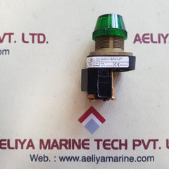 Allen bradley 800t-p16 ser.t green pilot light 