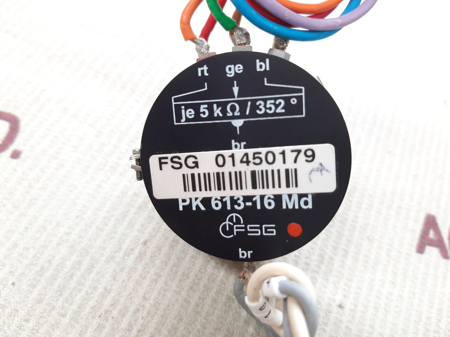 Fsg pk 613-16 md potentiometer 01450179