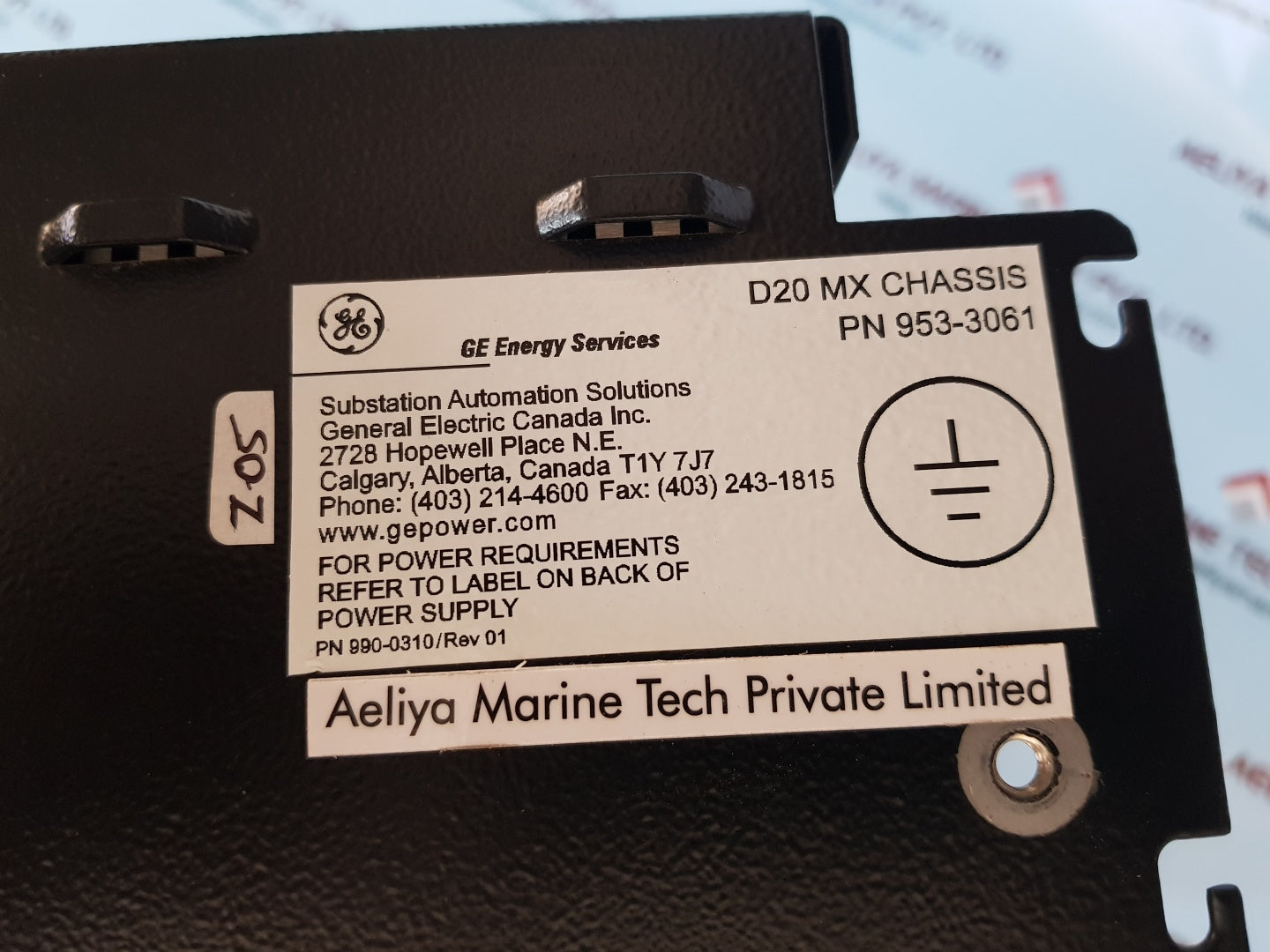 Ge energy d20 mx chassis wesdac d20me II substation automation controller