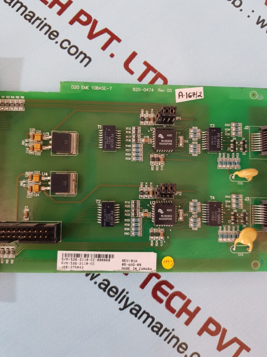 Ge d20 eme 10base-t pcb card 526-2110-cc