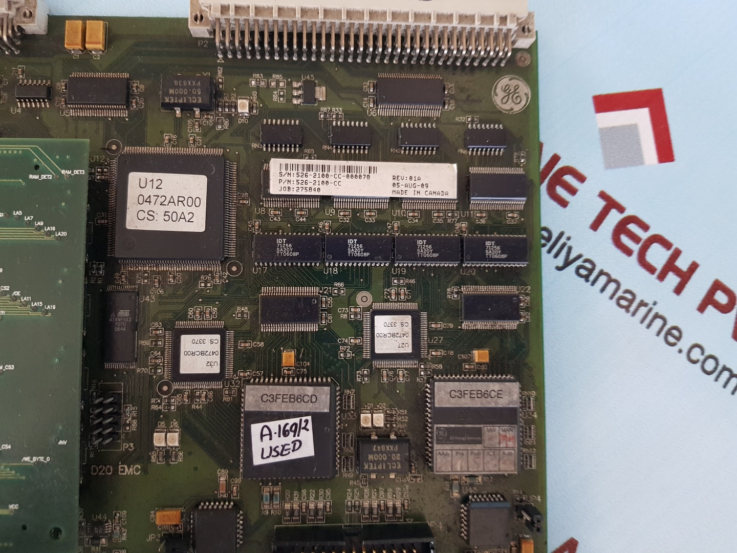 Ge d20 eme pcb card 526-2100-cc