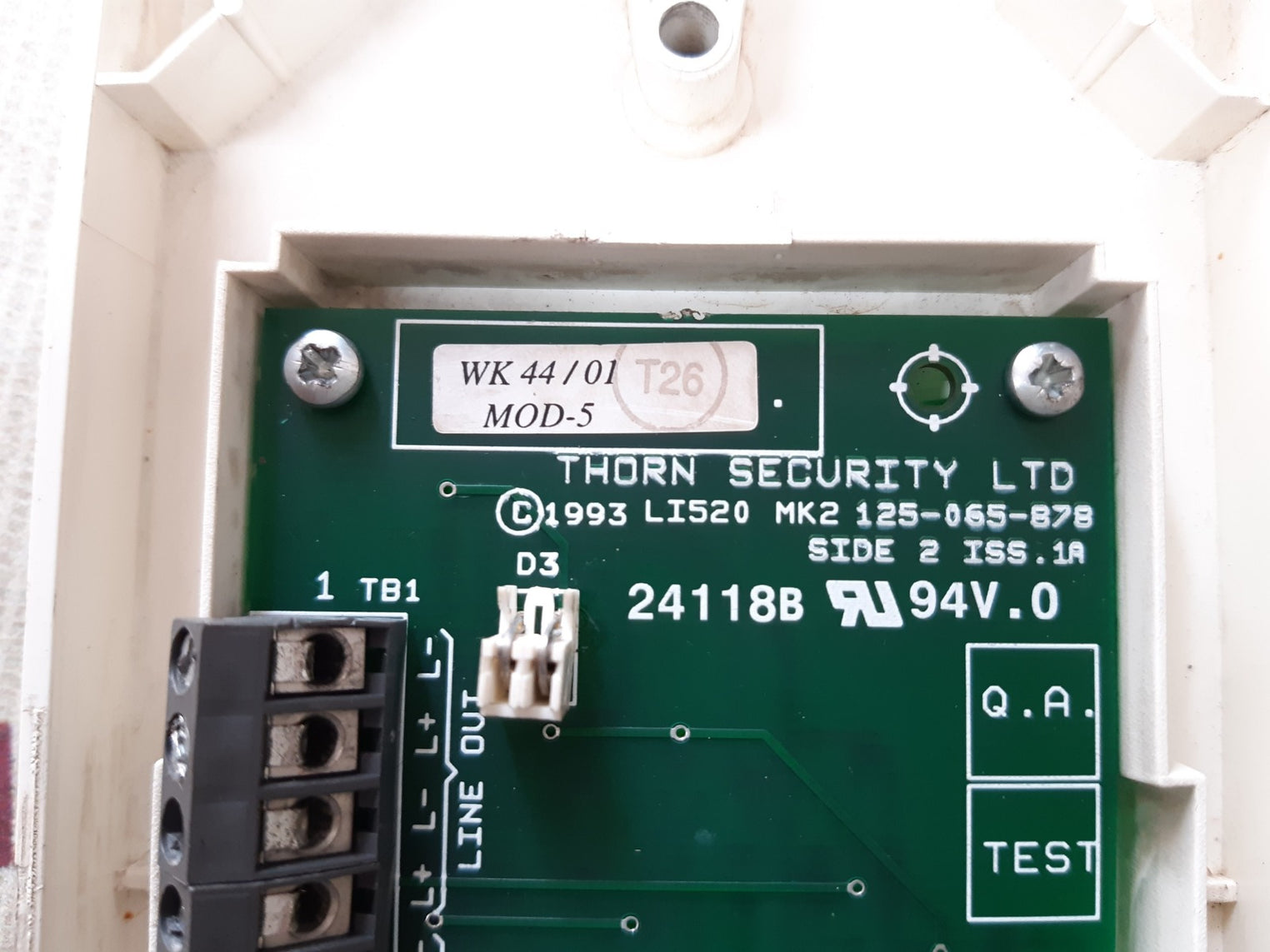 Thorn security li520 mk2 125-065-878 line isolator module  