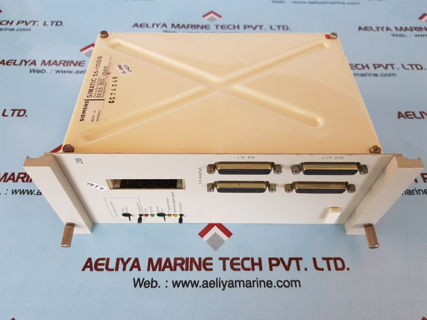 Siemens simatic s5-110s/b central processor unit 6es5 902-3sa12