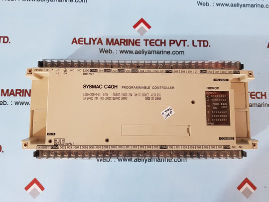 Omron Sysmac c40h programmable controller c40h-c6dr-d-v1