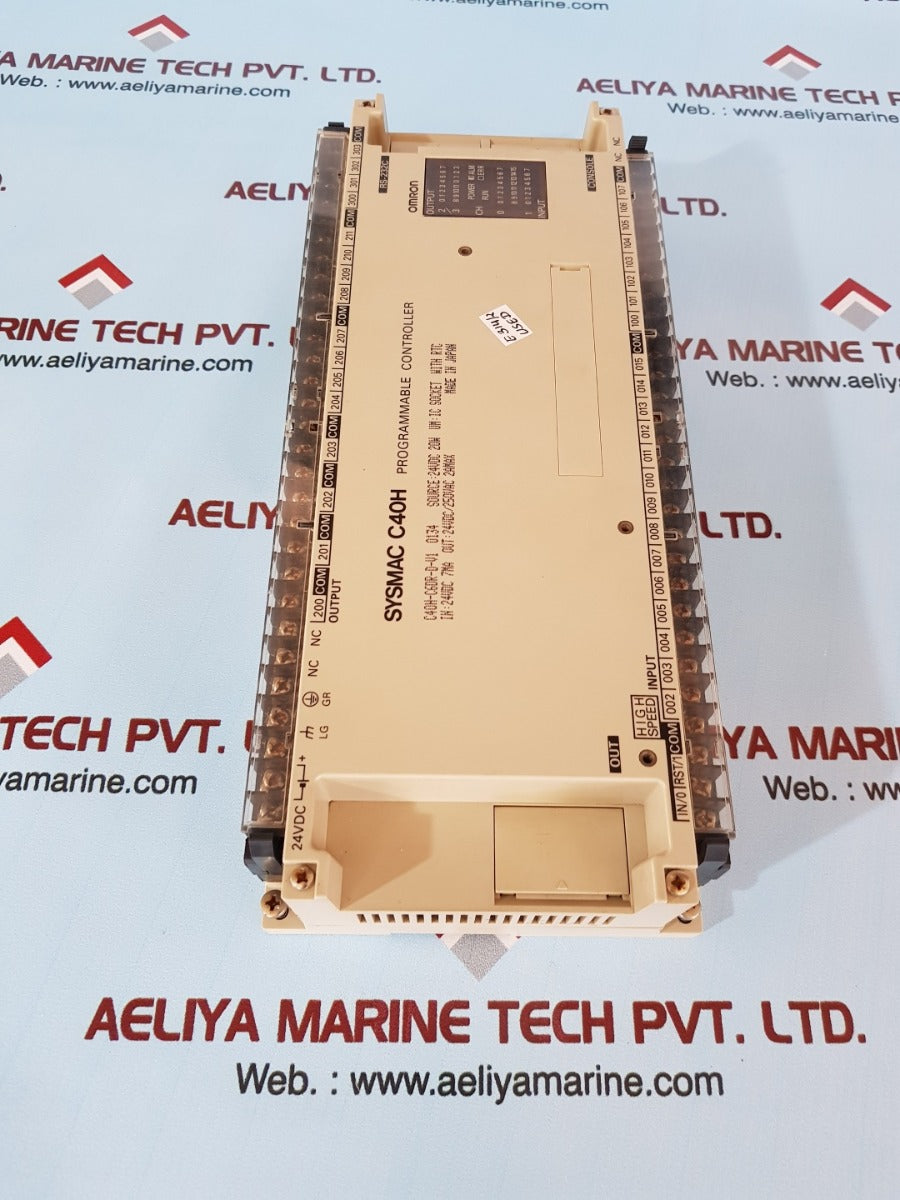 Omron Sysmac c40h programmable controller c40h-c6dr-d-v1