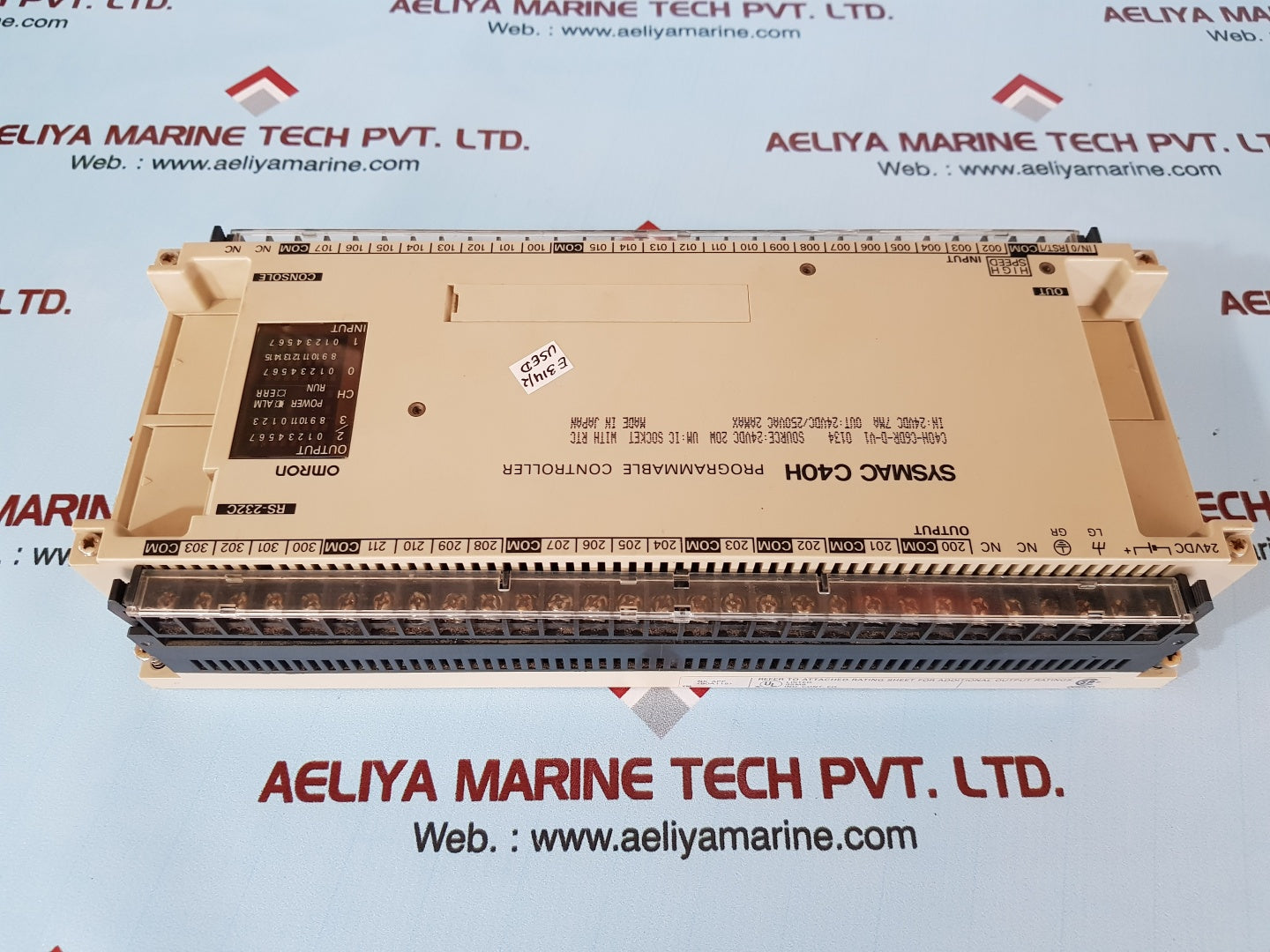 Omron Sysmac c40h programmable controller c40h-c6dr-d-v1