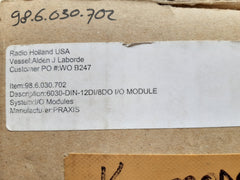 Praxis 98.6.030.702 6030-din-12di/8do i/o module
