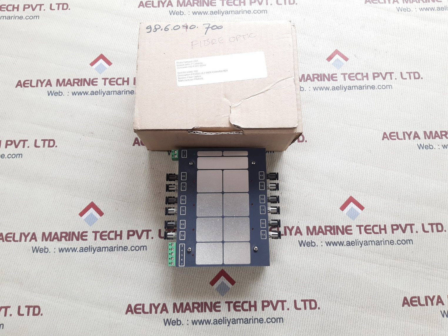 Praxis 98.6.040.700 Fieldbus fiber converter