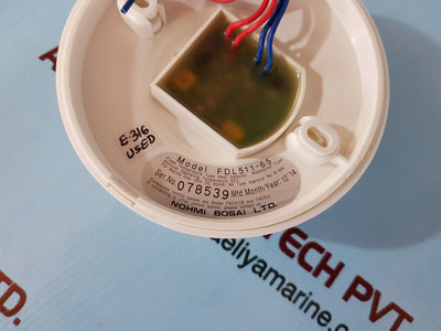 Nohmi bosai fdl511-65 heat detector 650'c