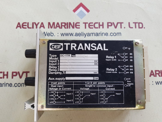 Deif dc-1tr 9845.4 relay
