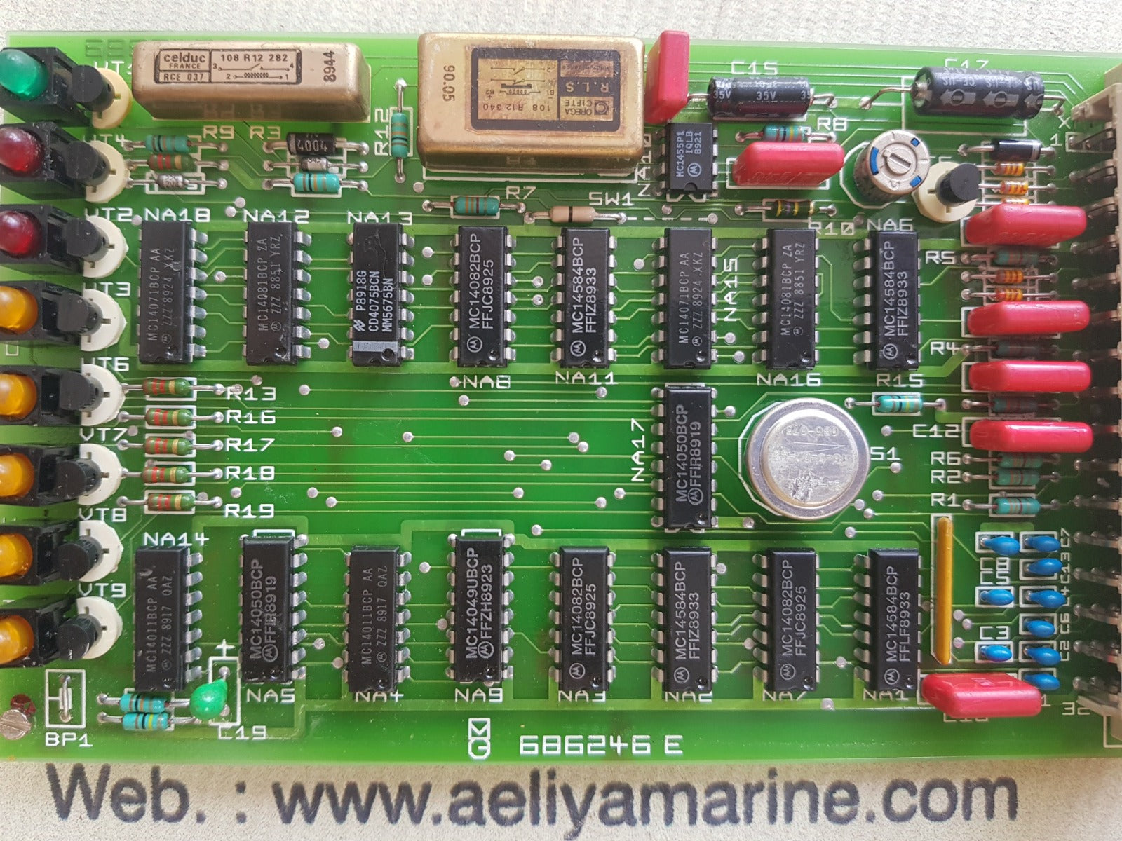 Merlin gerin 686246e pcb card