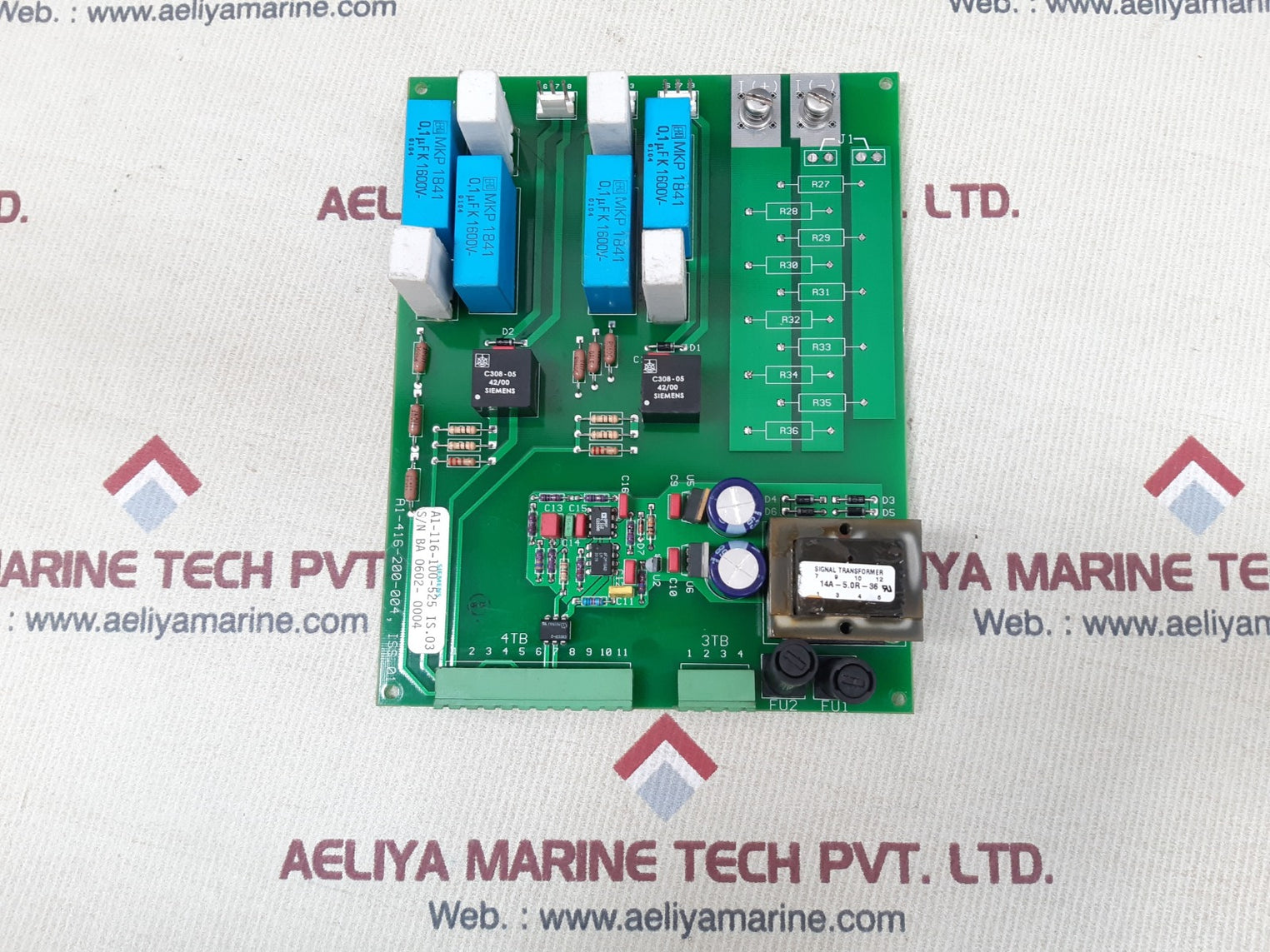 Siemens a1-116-100-525 field supply board a1-416-200-004 used