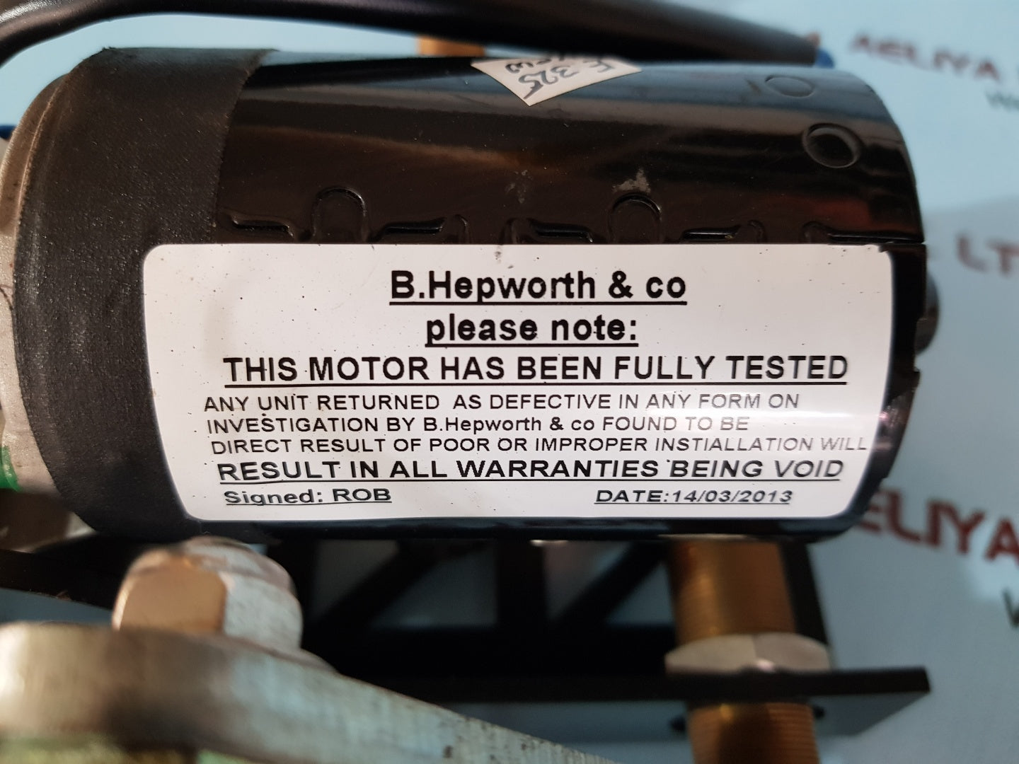 B.hepworth 30nm 24v marine wiper motor 101118/2