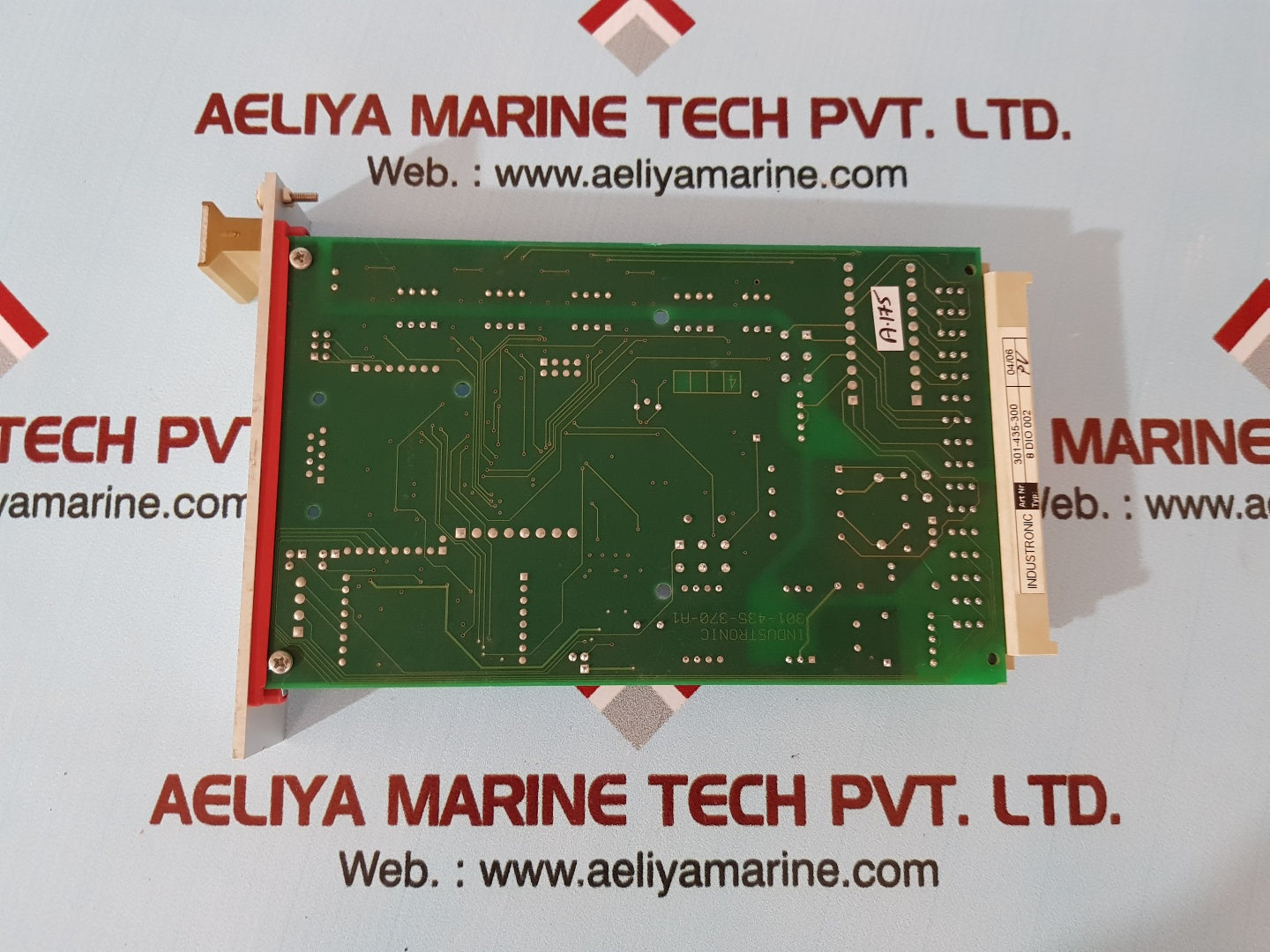 Industronic 8 dio 002 301-435-300 digital i/o board 301-435-370-a1