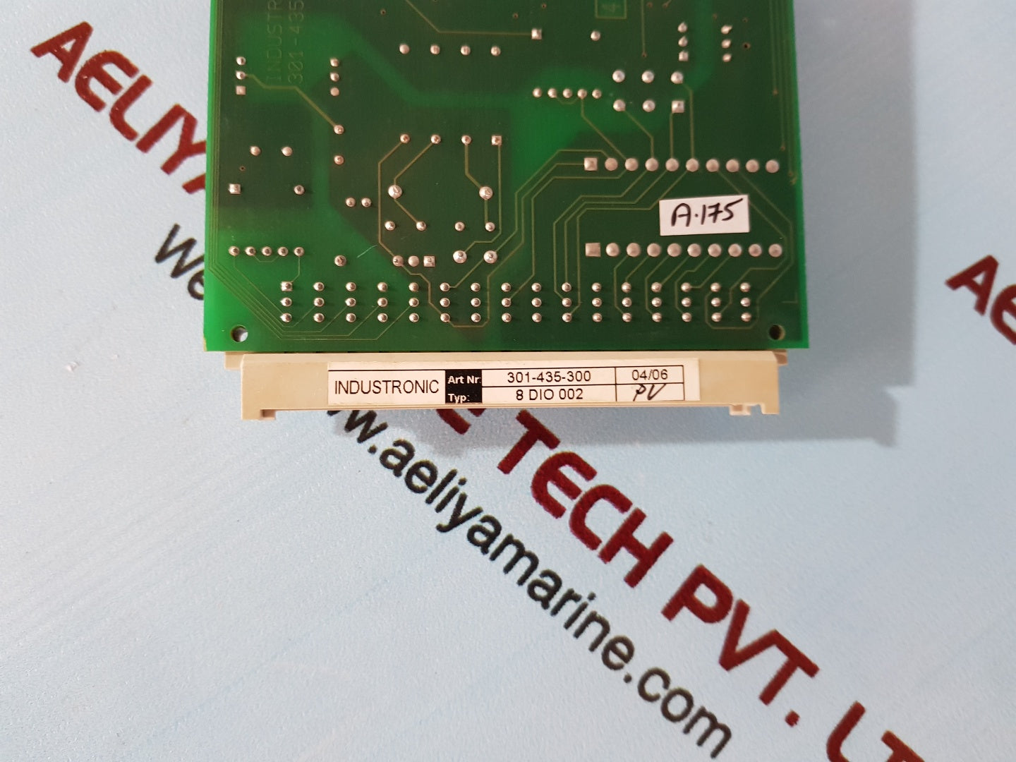 Industronic 8 dio 002 301-435-300 digital i/o board 301-435-370-a1