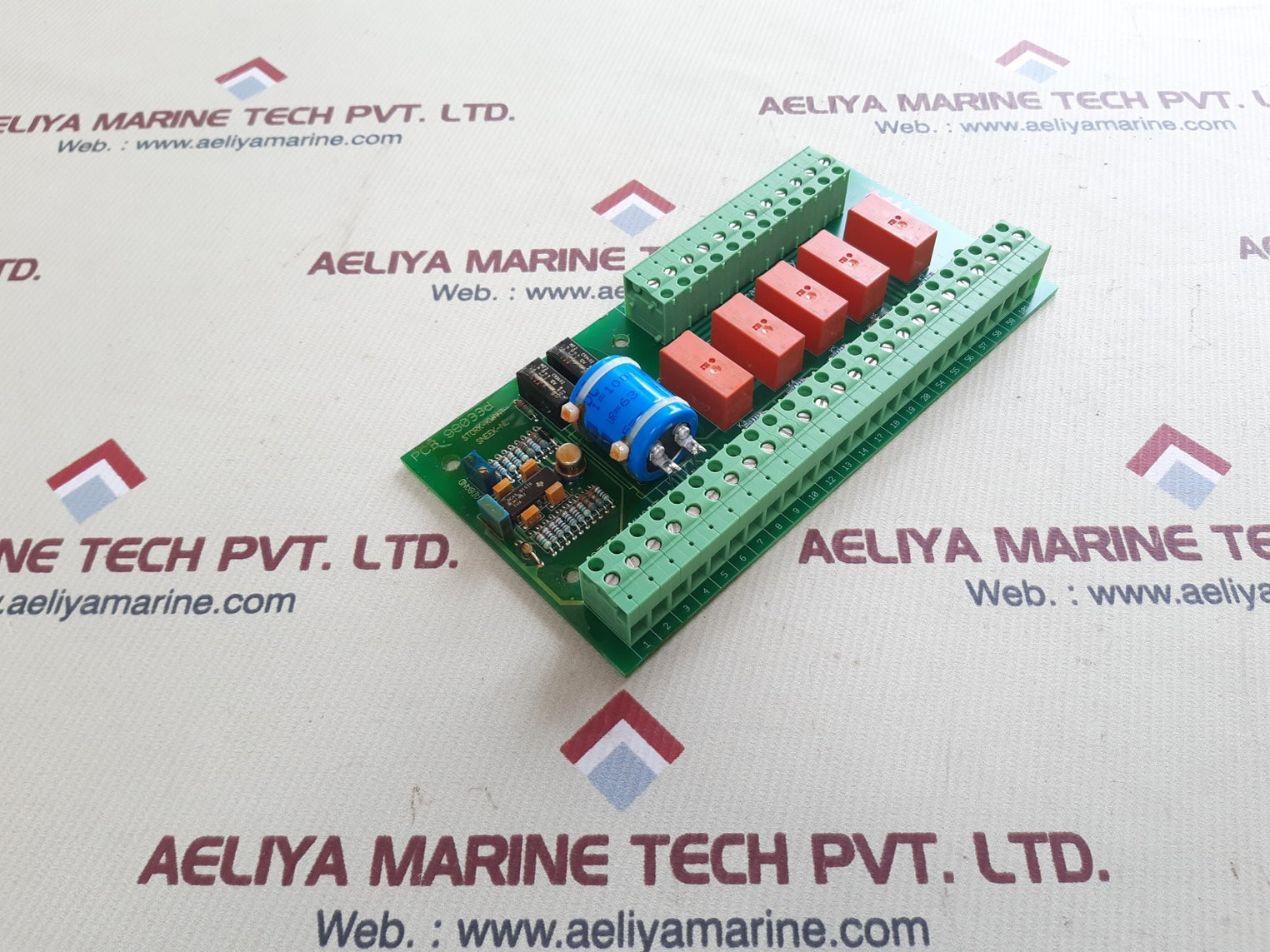 Stork-kwant pcb 98033d telegraph relay system alarm propulsion control 